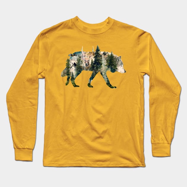 SPIRITS OF THE ANIMAL KINGDOM Long Sleeve T-Shirt by barrettbiggers